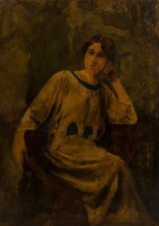 GIOVANNI BARBISAN, Ritratto di signora, 1939