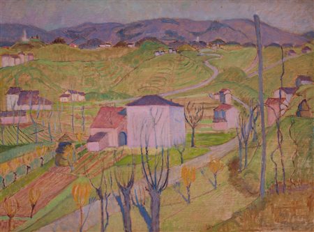 GIGI CANDIANI, Paesaggio a Pove , 1959