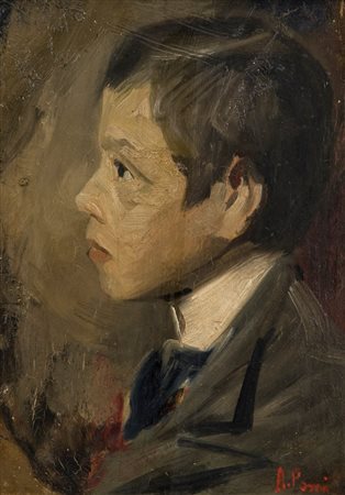 ALESSANDRO POMI, Ritratto di Cesare Cadel, 1909