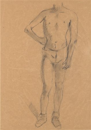 Filippo De Pisis "Figure" primi anni '30
matita su carta (recto e verso)
cm 50,5