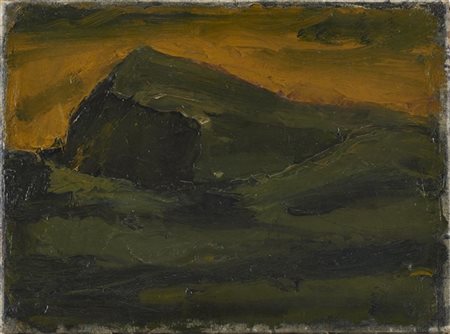 Mario Sironi "Montagna" 1956 circa
olio su tela
cm 32,8x44,2

Provenienza
Galler