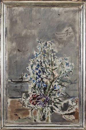 Filippo De Pisis "Fiori a Venezia" 1942
olio su tela
cm 80x50
Firmato in basso a