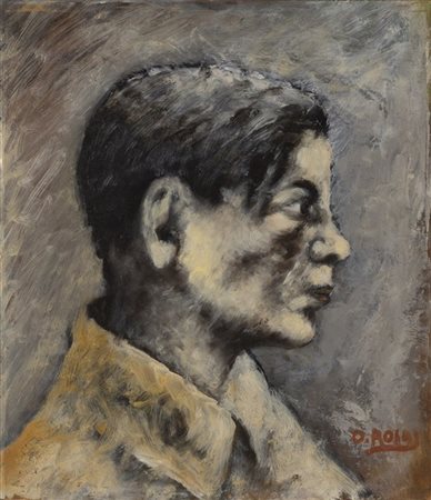 Ottone Rosai "Testa di giovane" 1933 ca.
olio su tavola
cm 39x33,5
Firmato in ba