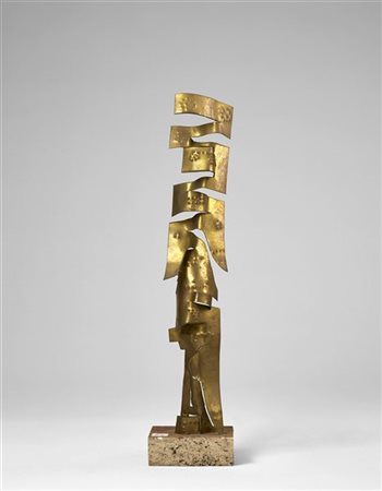 Mirko Basaldella "Viandante" 1962
ottone
h cm 25

Provenienza
Collezione privata