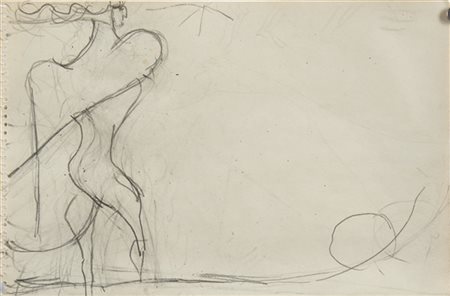 Osvaldo Licini "Angelo ribelle" 
matita su carta
cm 17,6x27

Provenienza
Galleri