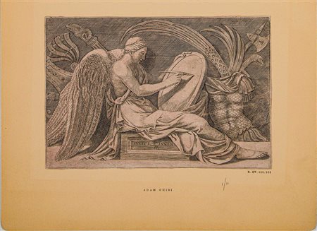 Adamo Scultori (Mantova 1530 - Mantova 1585), Allegoria della Vittoria