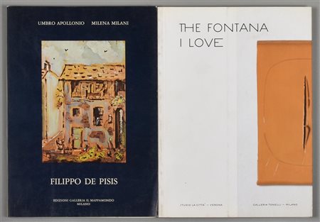 LOTTO COMPOSTO DA 2 VOLUMI: FILIPPO DE PISIS, edizioni galleria il mappamondo...