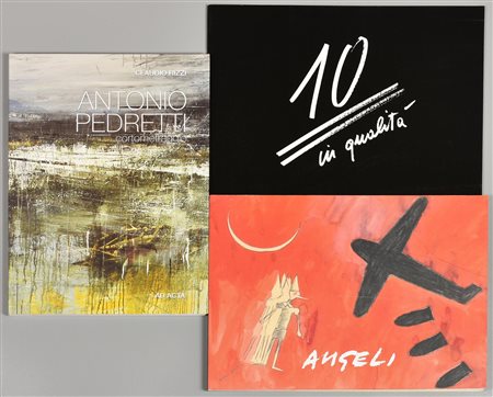 LOTTO COMPOSTO DA 3 LIBRI: 10 IN QUALITA', 20,7x29,6 cm ANGELI gouaches dagli...