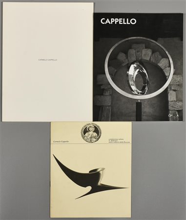 LOTTO COMPOSTO DA 3 LIBRI SU CARMELO CAPPELLO: CARMELO CAPPELLO commissione...