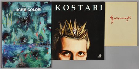 LOTTO COMPOSTO DA 3 LIBRI: ZANDOMENEGHI 1841-1917, 18x13,5 cm LUCE E COLORI...