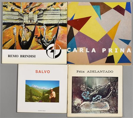 LOTTO COMPOSTO DA 4 VOLUMI: FELIX ADELANTADO 17,3x17,3 cm REMO BRINDISI opere...
