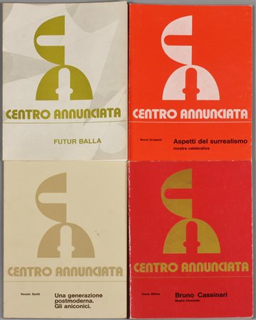 LOTTO COMPOSTO DA 4 LIBRI DI CENTRO ANNUNCIATA: FUTUR BALLA opere dal 1902 al...