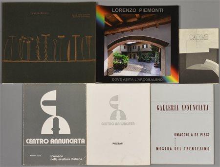 LOTTO COMPOSTO DA 6 LIBRI/FASCICOLI: CARMI EUGENIO, 15x10 cm L'UMANO NELLA...