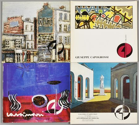 LOTTO COMPOSTO DA 4 VOLUMI EDITI DA GALLERIA PACE MILANO: BRUNO CASSINARI,...