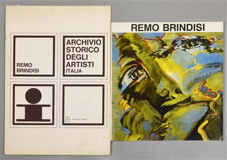 LOTTO COMPOSTO DA 2 VOLUMI SU REMO BRINDISI: REMO BRINDISI 24x22,2 cm REMO...