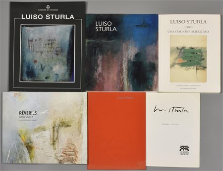 LOTTO COMPOSTO DA 6 VOLUMI/FASCICOLI SU LUISO STURLA: LUISO STURLA tempere...