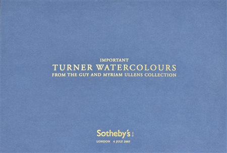 IMPORTANT TURNER WATERCOLOURS catalogo della vendita da Sotheby's edito da...