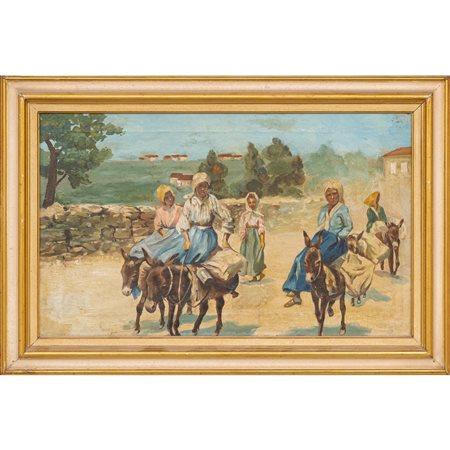 PITTORE DEL XIX/XX SECOLO, Olio su tela