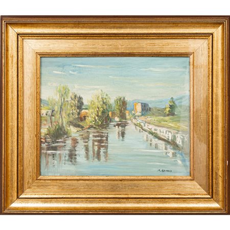 PITTORE DEL XX SECOLO, Olio su tela