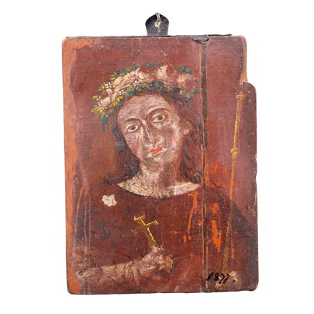 PITTORE DEL XIX SECOLO 
Santa Rosalia 
Olio su tavoletta