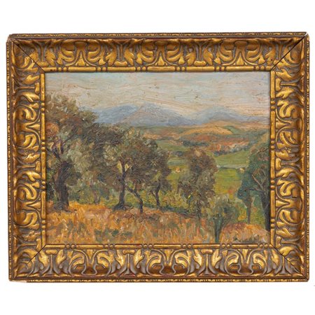 PITTORE DEL XX SECOLO, Olio su tela