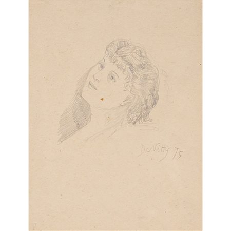 PITTORE DEL XX SECOLO, Studio preparatorio, matita su carta