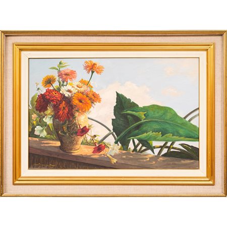 SALVATORE MANZELLA, Olio su tela