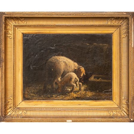 PITTORE DEL XIX SECOLO, Olio su tela