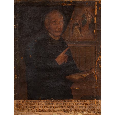 SCUOLA SICILIANA XIX SEC.
Ritratto del Reverendo R. Cecala