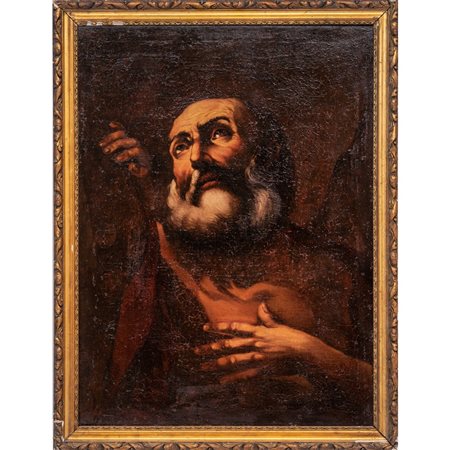 SCUOLA NAPOLETANA DELLA FINE DEL XVII SECOLO, Olio su tela