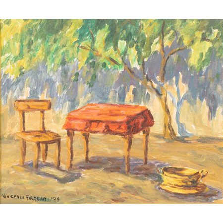 VINCENZO GIRGENTI, Olio su tela