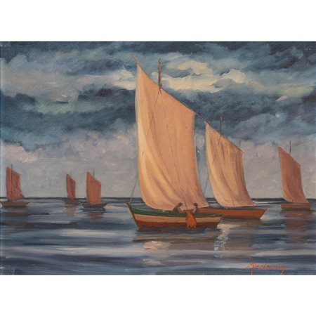 CARLO MARIA BEVILACQUA, Olio su cartone