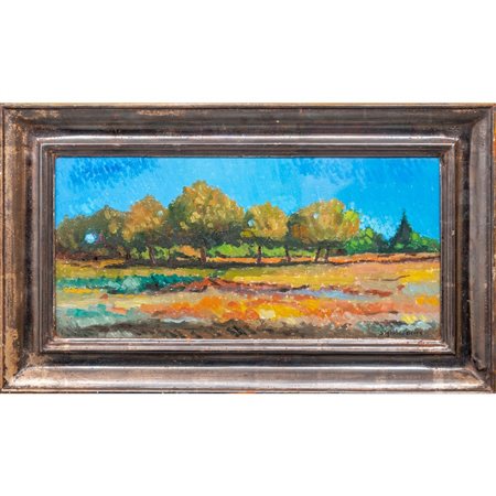 SIGFRIDO OLIVA, Olio su tavola