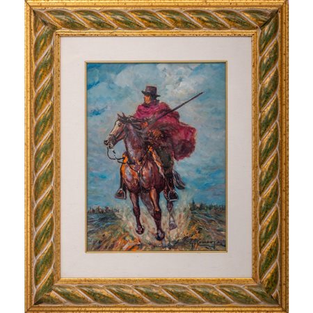 GIOVAN FRANCESCO GONZAGA 
Buttero al galoppo