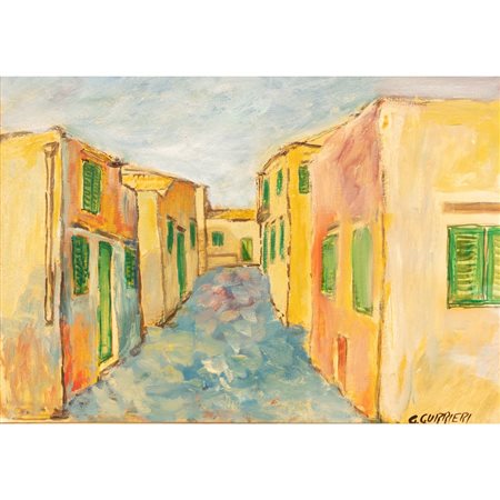 GIOVANNI GURRIERI, Olio su cartone telato