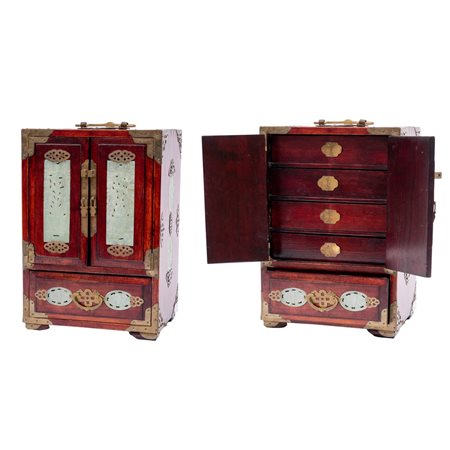 PORTAGIOIE in legno di mogano