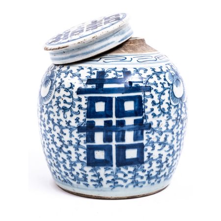 VASO con coperchio in porcellana