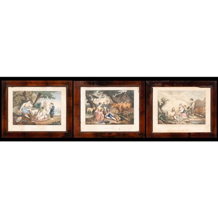 INCISORE DEL XIX SECOLO, Tre incisioni