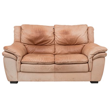 DIVANO in pelle a due posti