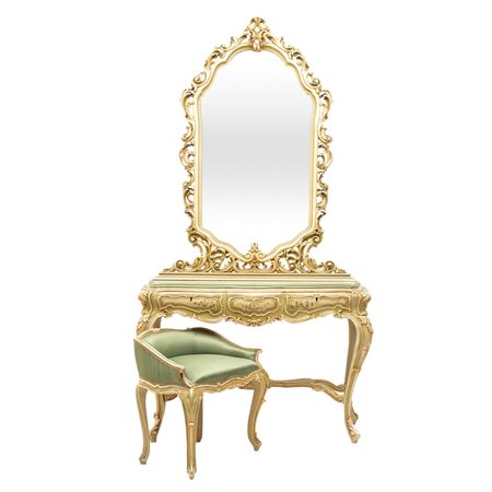 TOLETTA CON SPECCHIERA e poltroncina