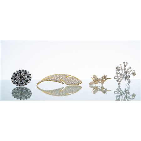 GRUPPO DI QUATTRO SPILLE VINTAGE