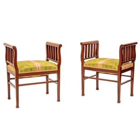 COPPIA DI PANCHETTE Liberty