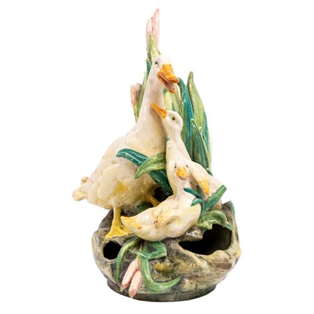 FIORIERA in ceramica smaltata