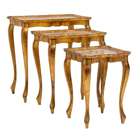 TRE TAVOLINI a cicogne