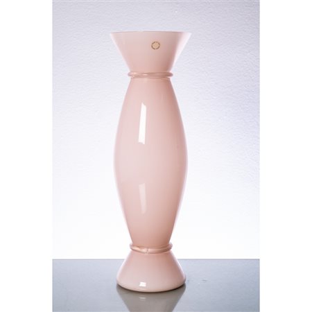 ALESSANDRO MENDINI, Vaso in vetro Venini