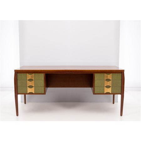 VITTORIO DASSI (Attr.le), Scrivania in legno