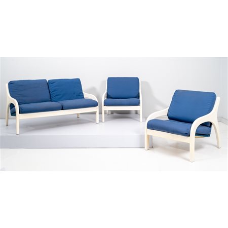 CLAUDIO SALOCCHI, Divano e due poltrone Sormani