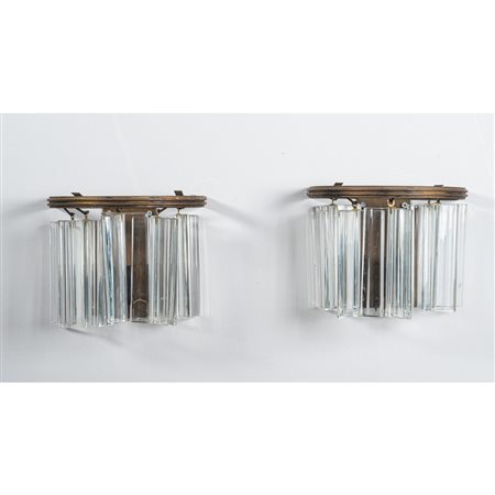 VENINI (Attr.le), Coppia di lampade da parete