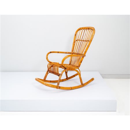 VITTORIO BONACINA (Attr.le), Sedia a dondolo