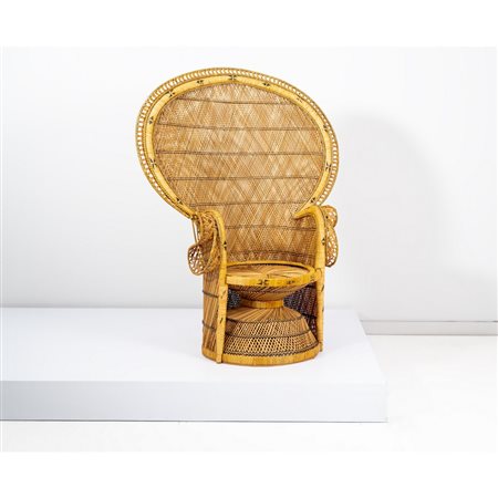 POLTRONA EMMANUELLE, Poltrona in vimini